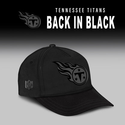 Tennessee Titans Back In Black Half Zip Hoodie