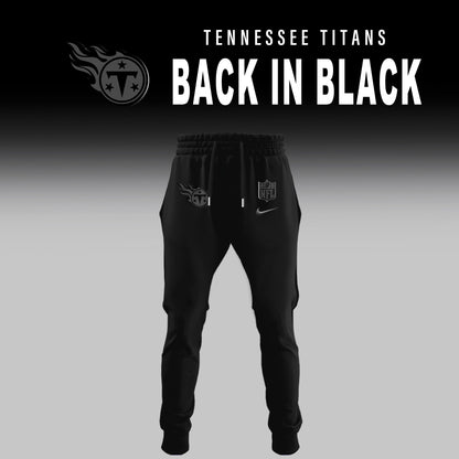 Tennessee Titans 2025 BACK IN BLACK Combo T-Shirt