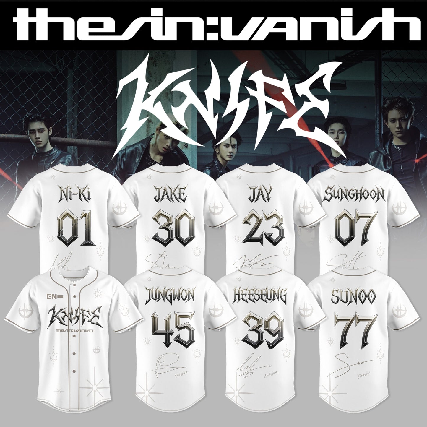 ENHYPEN ™THE SIN : VANISH˜ “ Knife Limited Jersey
