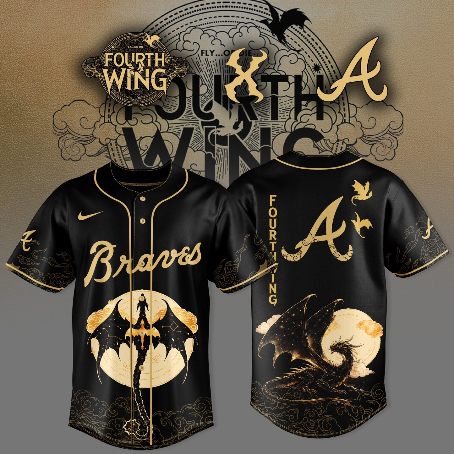MLB All Teams 26 x Dragon Wing Night Limited Edition Jersey| Cap | Jogger