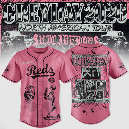 All Team MLB X $uicideboy$ Greyday 2026 “ North American Tour Jersey