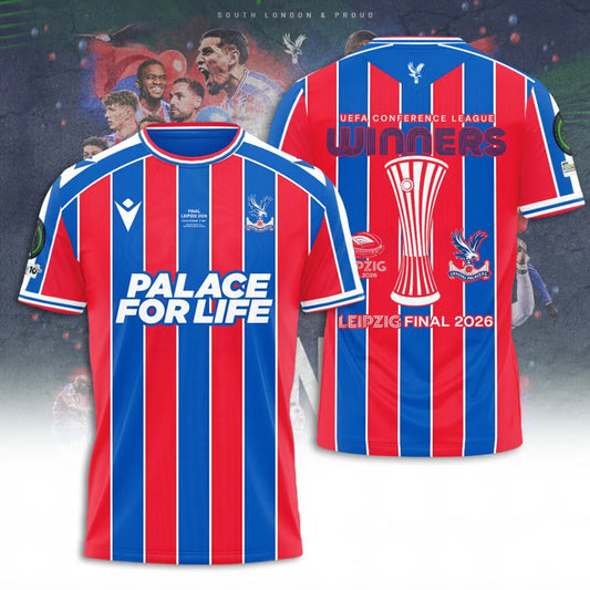 Limited Edition Crystal Palace F.C 2025/26 UEFA Conference League Winners Shirt