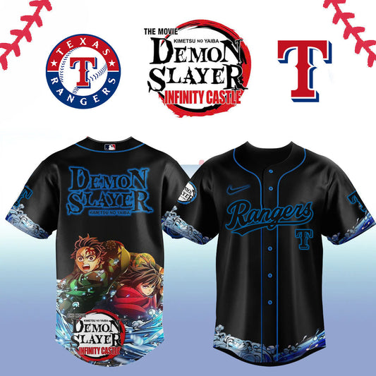 Texas Rangers _ Demon Slayer Jersey 2025
