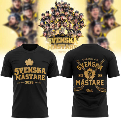 Skellefteå AIK Hockey VI ÄR SVENSKA MÄSTARE 2026 Shirt V2
