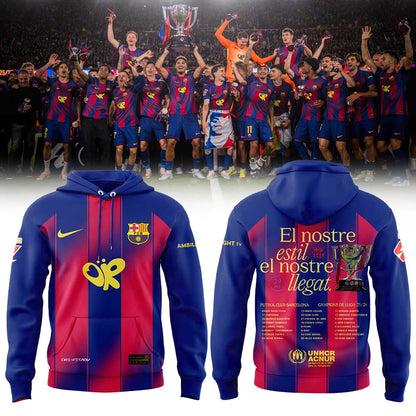 FC Barcelona 29 time La Liga Champions Hoodie