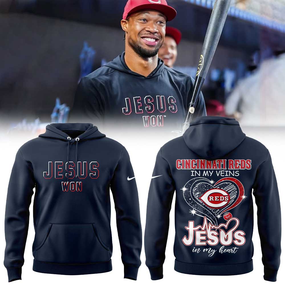 C Reds 2026 Jesus Won Hoodie