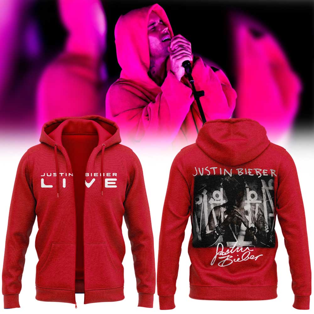 Justin Bieber Coachella 2026 Collection Zip Hoodie