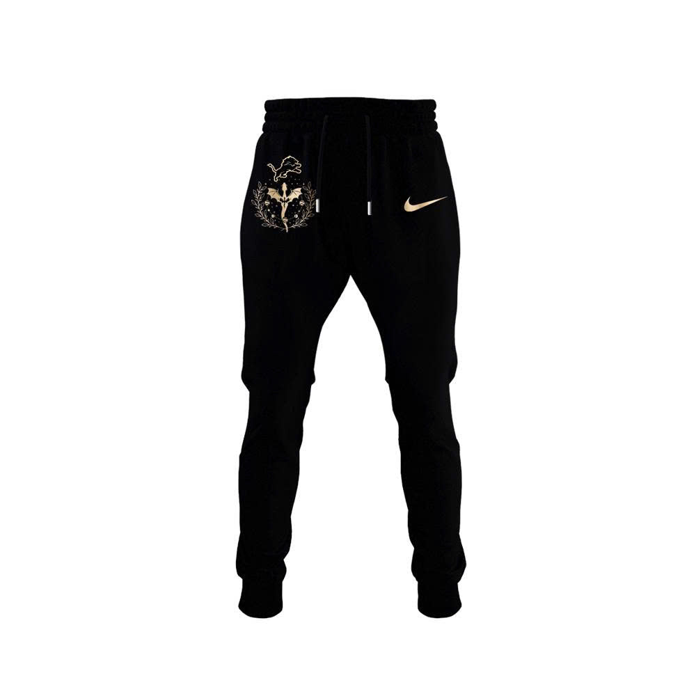 D Lions Fourth Wings Night Black Hoodie