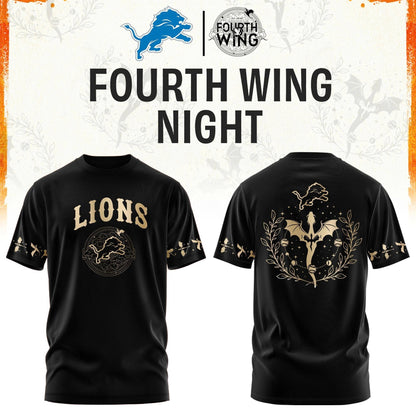 D Lions Fourth Wings Night Black Shirt