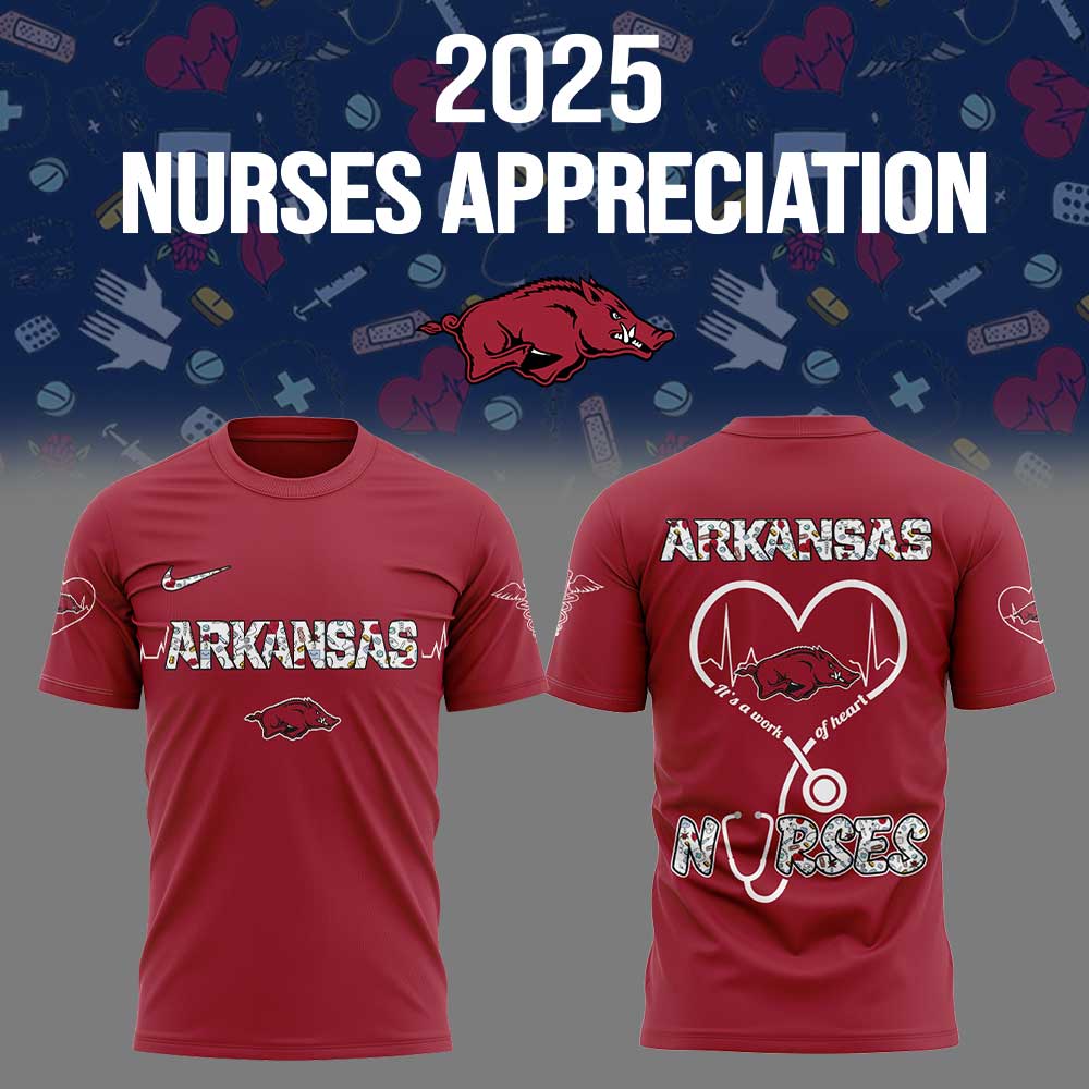 Arkansas x Nurses Appreciation 2025 Combo Shirt