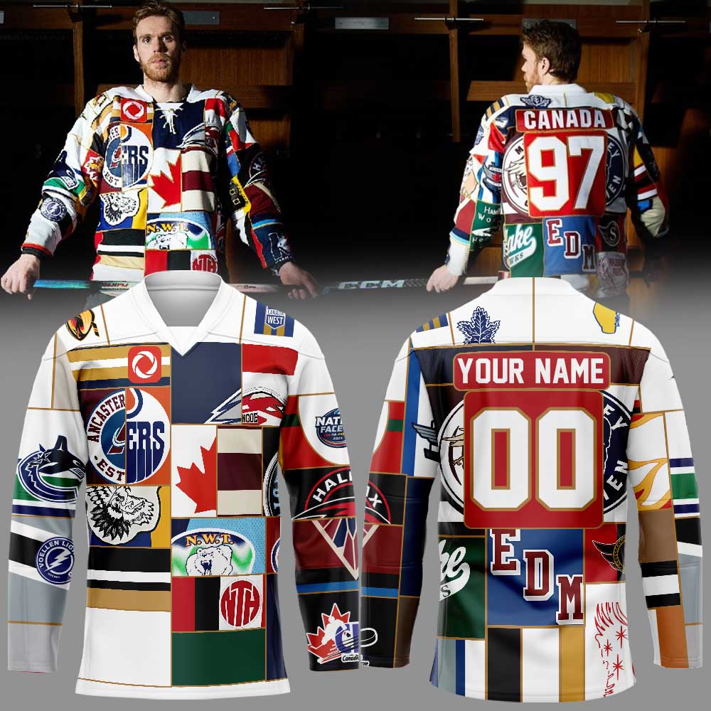 Rogers and McDavid unveil The Great Canadian Hockey Jersey Custom Name, Number