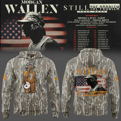 Morgan Wallen Still The Problem Tour 2026 Combo Hoodie Camo