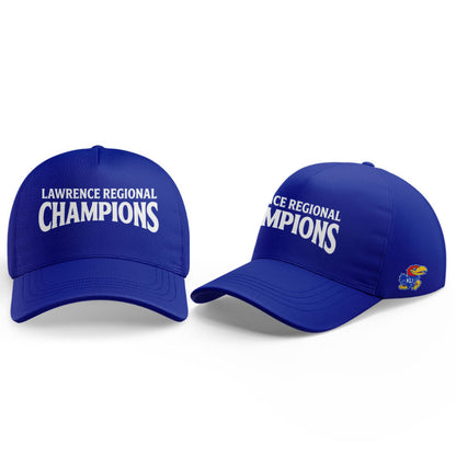 Kansas Baseball Lawrence Regional Champions 2026 Shirt Blue