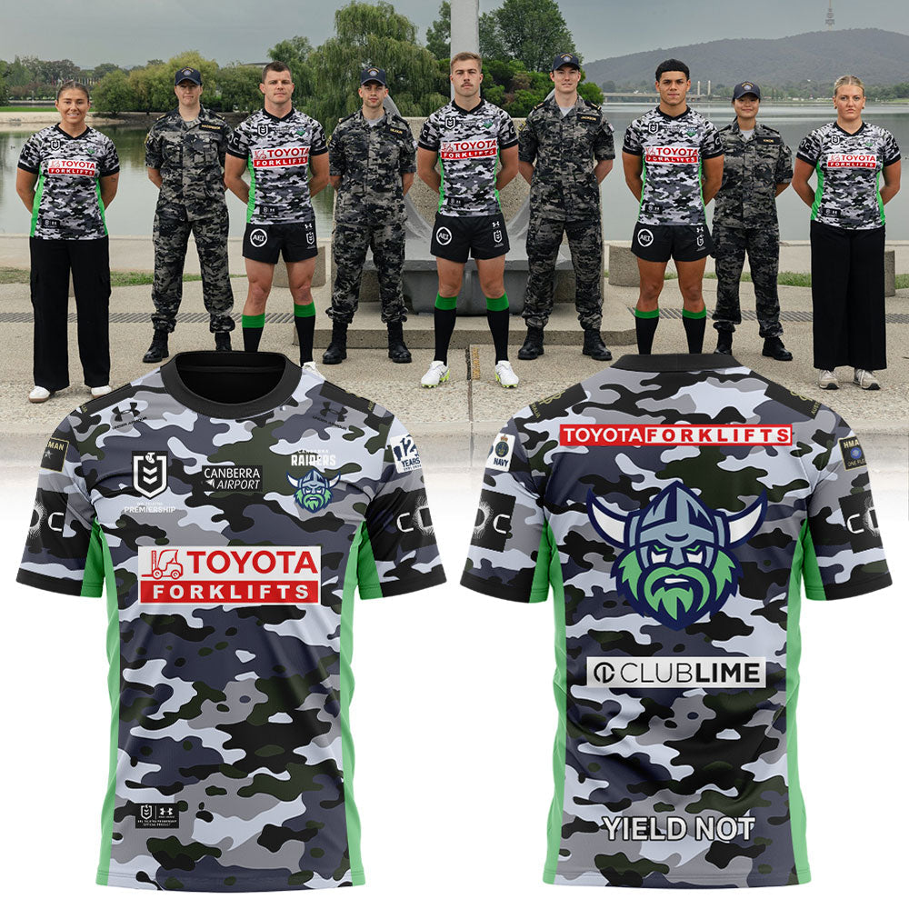Canberra Raiders ANZAC Round and the commemoration of the 125th Anniversary of Australia™s Navy Shirt