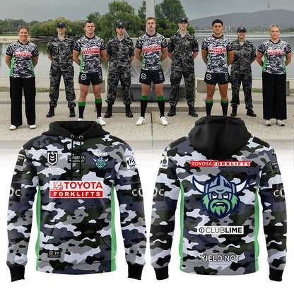 Canberra Raiders ANZAC Round and the commemoration of the 125th Anniversary of Australia™s Navy Hoodie