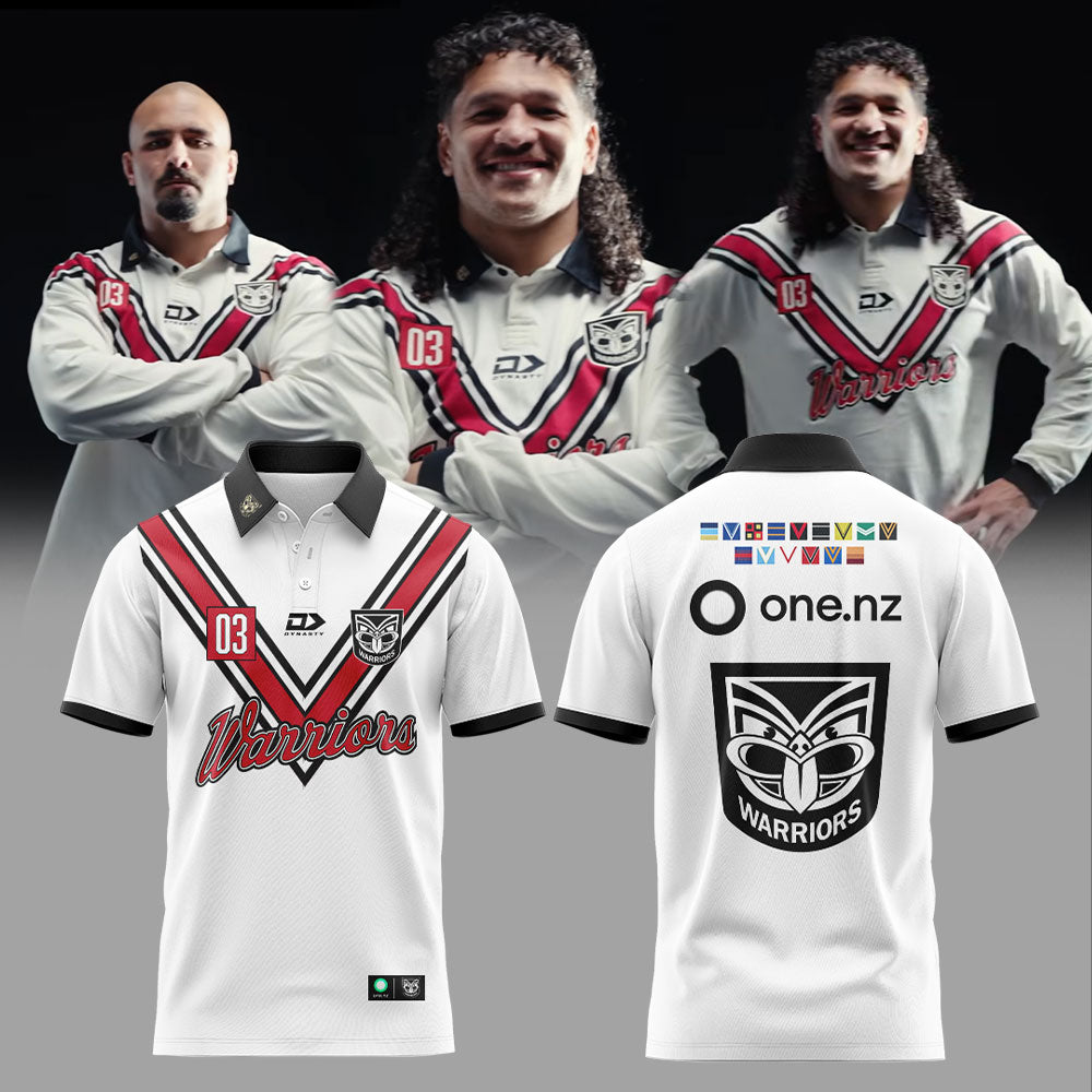 NZ Warriors x 03 Fauxback 𝓓𝓮𝓪𝓻: 𝓞𝓷𝓮 𝓝𝓮𝔀 𝓩𝓮𝓪𝓵𝓪𝓷𝓭 𝓦𝓪𝓻𝓻𝓲𝓸𝓻𝓼 𝓯𝓪𝓷𝓼 Polo V2