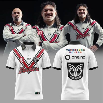 NZ Warriors x 03 Fauxback 𝓓𝓮𝓪𝓻: 𝓞𝓷𝓮 𝓝𝓮𝔀 𝓩𝓮𝓪𝓵𝓪𝓷𝓭 𝓦𝓪𝓻𝓻𝓲𝓸𝓻𝓼 𝓯𝓪𝓷𝓼 Polo V2