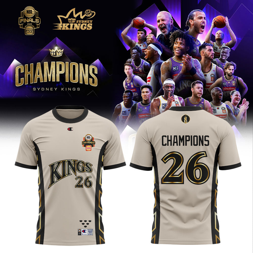 Sydney Kings 2026 NBL Championship Shirt