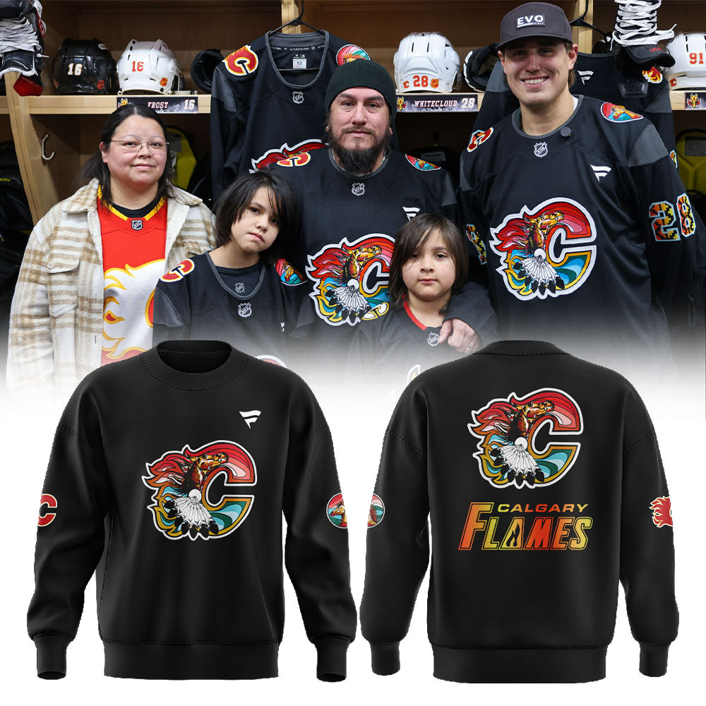 Calgary Flames These Sweatshirt Our new Indigenous Celebration 2026