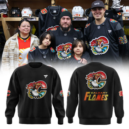 Calgary Flames These Sweatshirt Our new Indigenous Celebration 2026