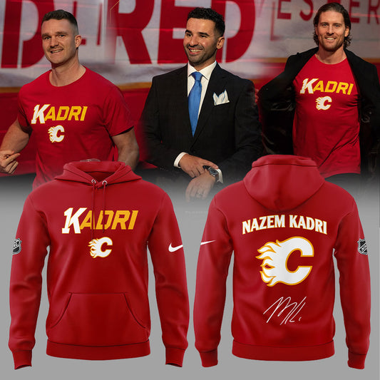 Congratulations Calgary Flames Naz 1000th NHL game 2025 Combo Hoodie
