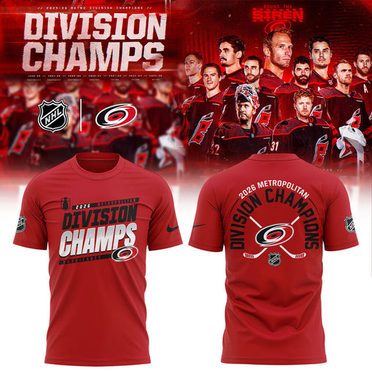 C Hurricanes 2026 Metropolitan Division Champions Shirt
