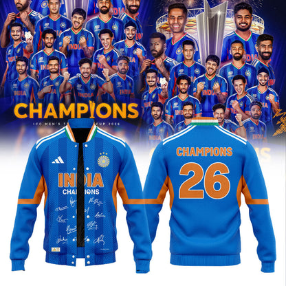 Cricket India 2026 T20 World Cup Champions Jacket V2