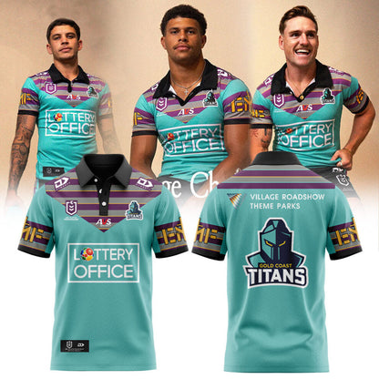 Gold Coast Titans 2026 Chargers Heritage Polo