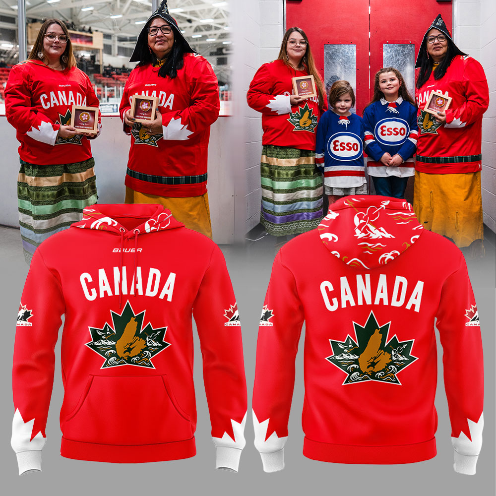 Hockey Canada Canadian Nature Maple Leaf Logo Combo Hoodie