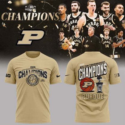Purdue Boilermakers 2026 Big Ten Men™s Basketball Tournament Champions Shirt