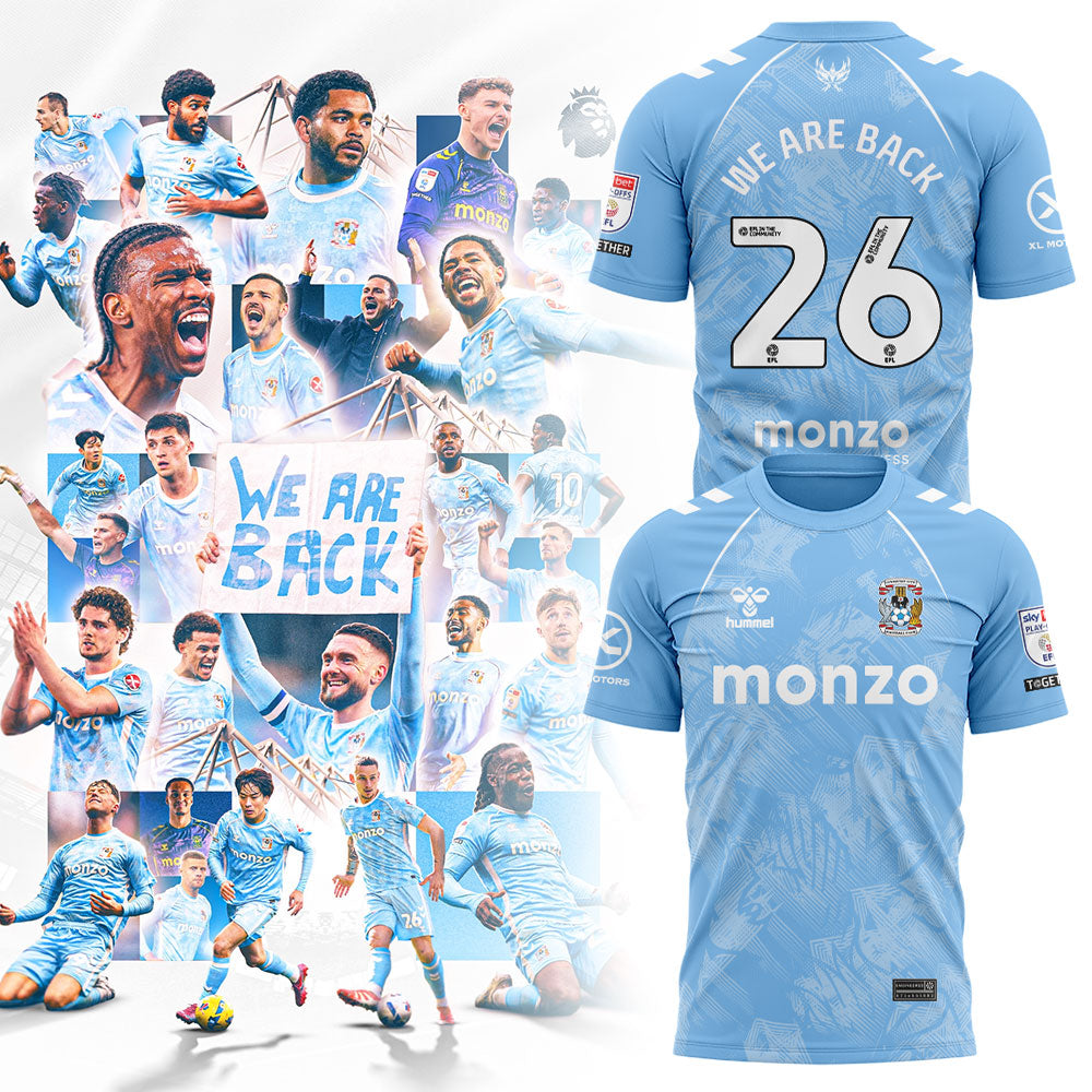 Coventry City WE ARE PREMIER LEAGUE Limited Edition Shirt Blue