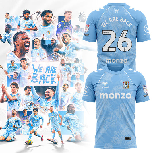 Coventry City WE ARE PREMIER LEAGUE Limited Edition Shirt Blue