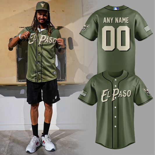 ElP Chihuahuas Military Appreciation Night 2026 Jersey Custom Name, Number