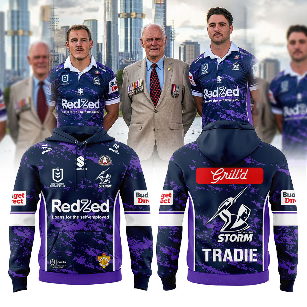 Melbourne Storm ANZAC Round 2026 Hoodie