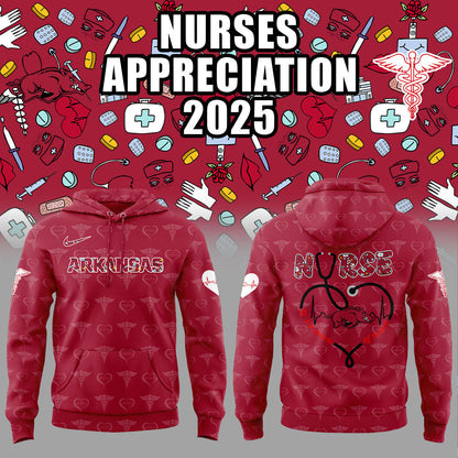 Limited Edition A Razorback Nurses Appreciation 2025 Hoodie