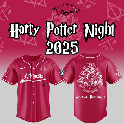 Limited Edition A Razorbacks Harry Potter 2025 Jersey