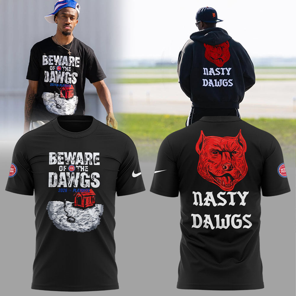 Detroit Pistons BEWARE OF THE DAWGS Shirt