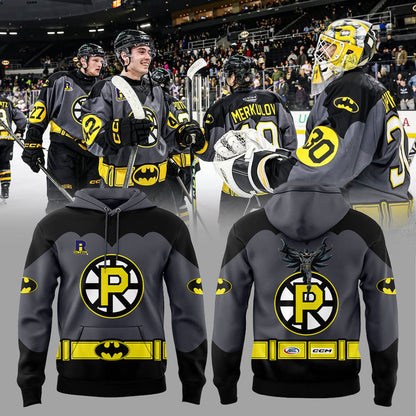 P Bruins Batman Weekend for Dark Knight Hoodie