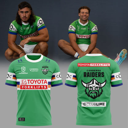 The Canberra Raiders™ 2026 home kit has just been unveiled Combo Shirt
