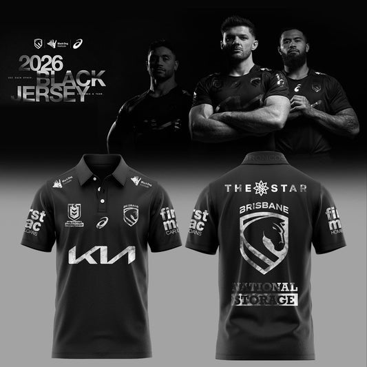 𝐎𝐮𝐫 𝟐𝟎𝟐𝟔 𝐁𝐥𝐚𝐜𝐤 Polo Back In Black: Broncos Unveil Bold New Mental Health Round Polo