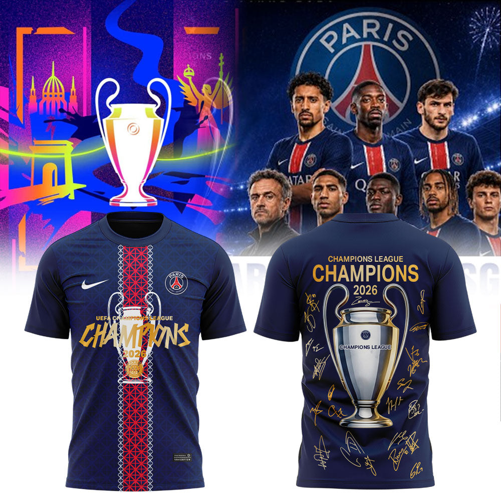 PSG FC - UEFA Champions League CHAMPIONS Shirt