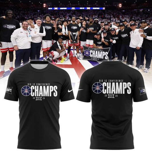 Arizona Wildcats Men™s Basketball 2026 Big 12 Conference Regular Season Champions Shirt