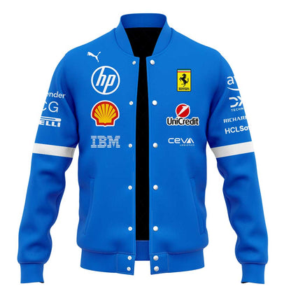 Scuderia Ferrari HP Puma 2025 Monza Limited Edition Jacket Custom Name, Number For Fans