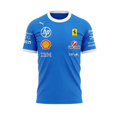 Scuderia Ferrari HP Puma 2025 Monza Limited Edition Charles Signature 16 Shirt