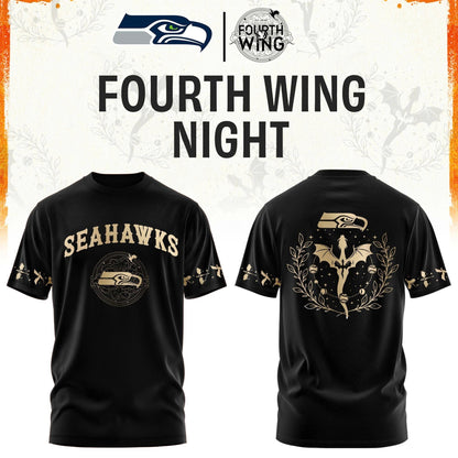 All Team NFL x Fourth Wings Night 2026 Black T-Shirt
