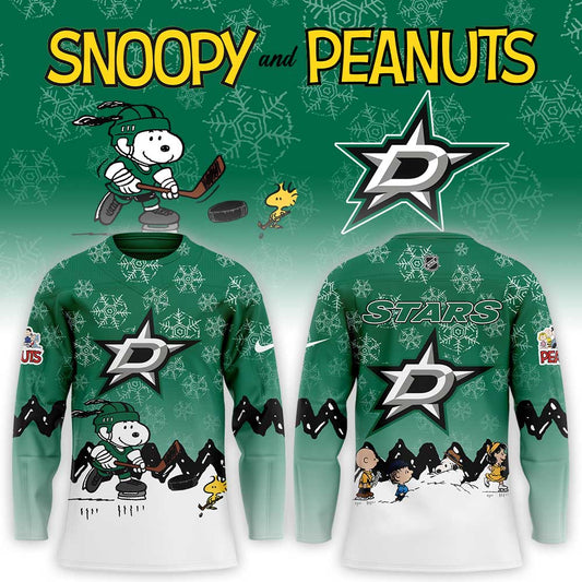 Dallas Stars x Snoopy and Peanuts Hockey Jersey