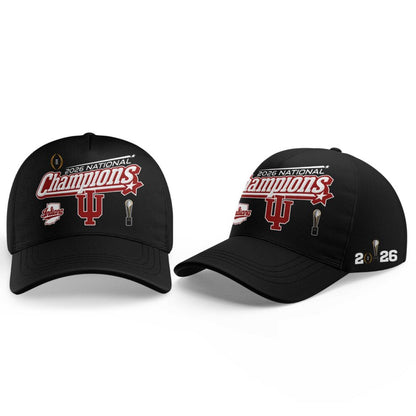 Indiana Hoosiers 2026 National Championship Black Hoodie