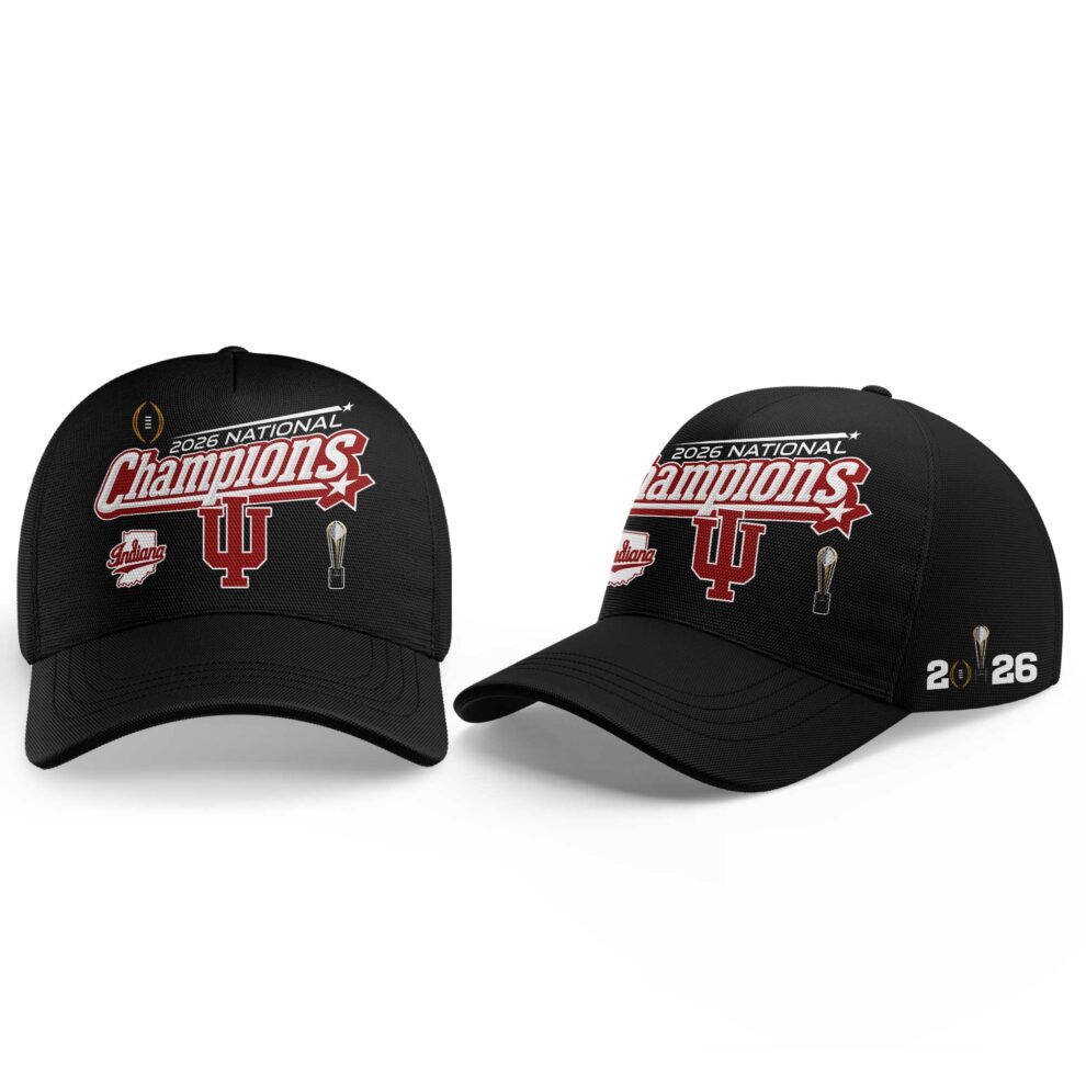 Indiana Hoosiers 2026 National Championship Black Shirt