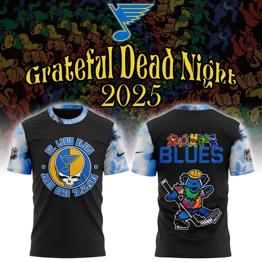 St. Blues Grateful Dead Night 60th Collection Combo Shirt