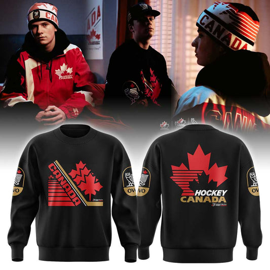 OVO x Hockey Canada Collection Black Sweatshirt